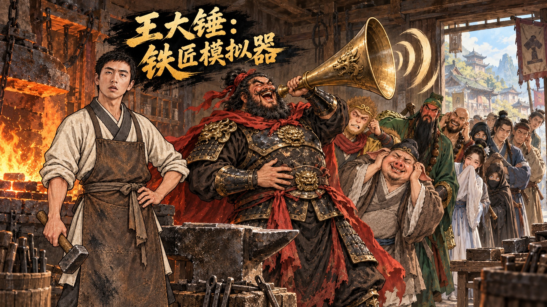 王大锤：铁匠模拟器宣传图